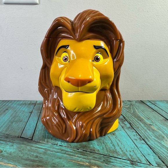 "The Lion King" Vintage 90s Disney On Ice Simba Flip-Top Cup Mug - Picture 2 of 13